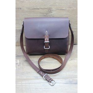 The Loyal Workshop women's minimalist leather‎ Companion Satchel crossbody bag